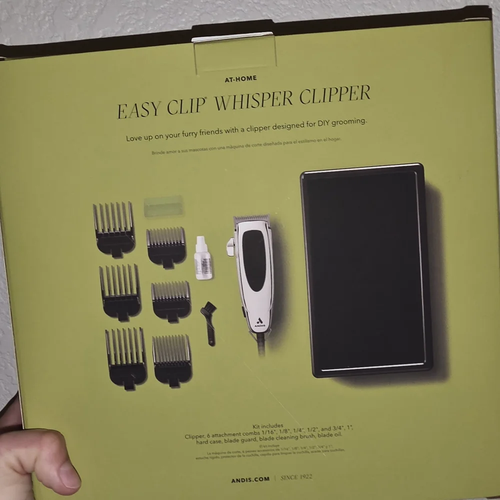 Andis At-Home Easy Clip Whisper Clipper Set